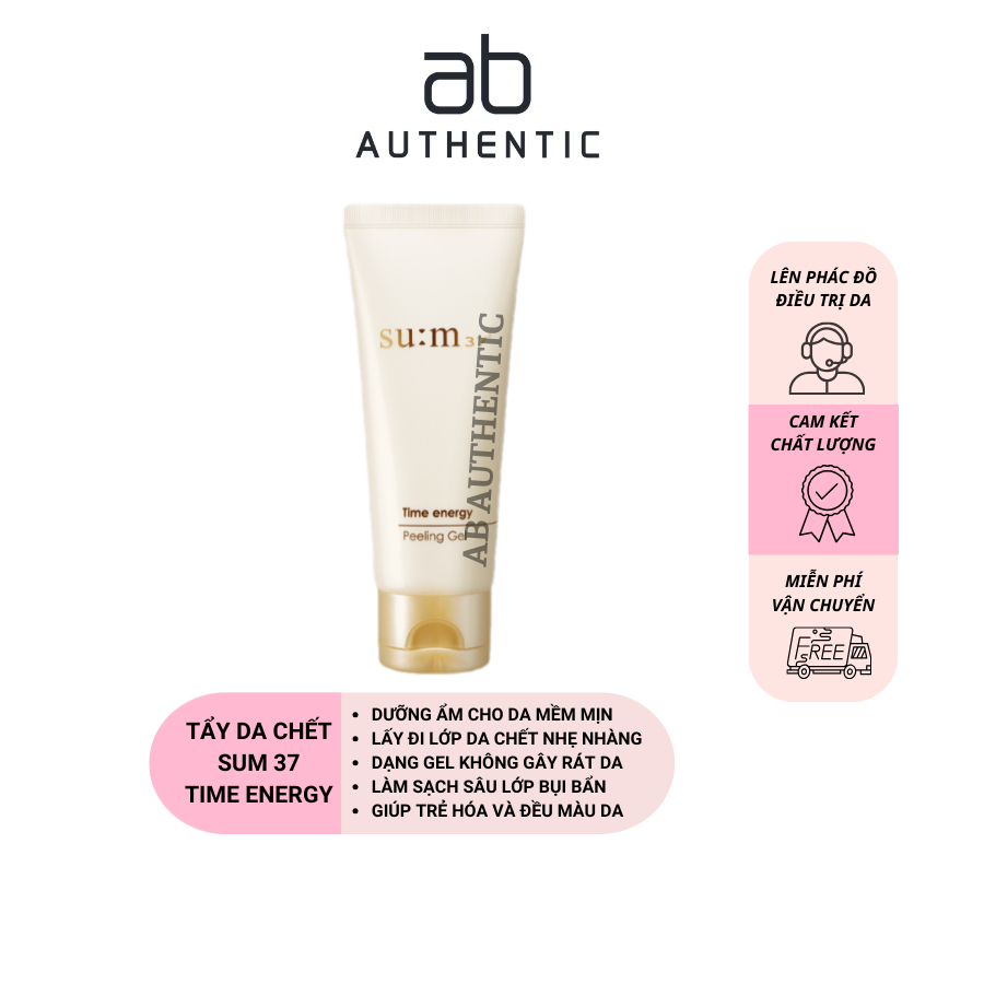 Tẩy tế bào chết dịu nhẹ cho da nhạy cảm Sum 37 Time Energy Peeling Gel 100ml - AB AUTHENTIC