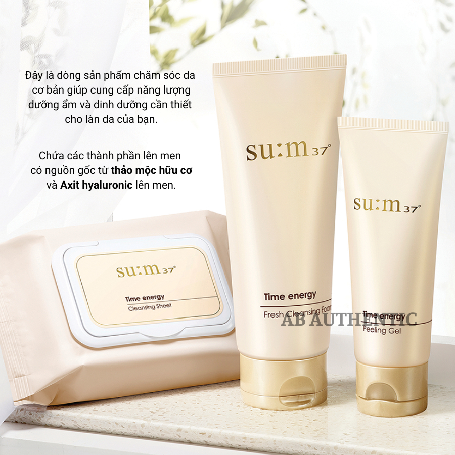 Tẩy tế bào chết dịu nhẹ cho da nhạy cảm Sum 37 Time Energy Peeling Gel 100ml - AB AUTHENTIC