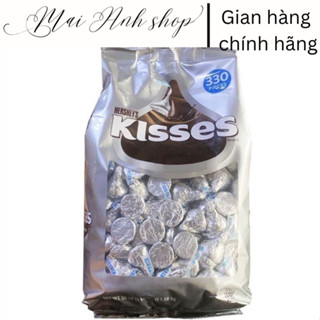 Socola Mỹ Hershey’s Kisses Milk Chocolate túi 330 viên 1.58kg