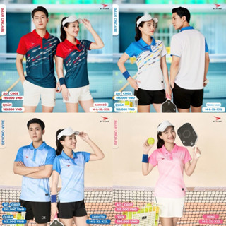 Áo Polo Nam Nữ Thể Thao Chuyên Cầu Lông, Tennis, Pickleball
