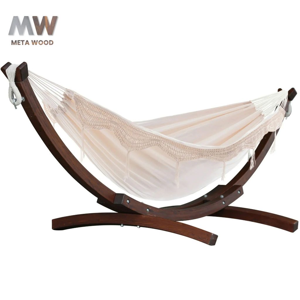 Võng gỗ Bán nguyệt Metawood, võng gỗ tự nhiên
