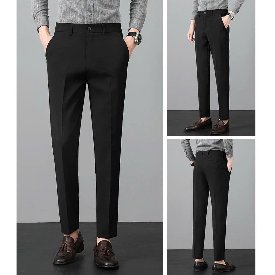 [FULL SIZE ] QUẦN TÂY NAM CAO CẤP VẢI CO GIÃN MỀM MƯỢT DÁNG HÀN MẶC TÔN BODY HÀNG ĐẸP QUẦN TÂY ÂU NAM DÀI X1