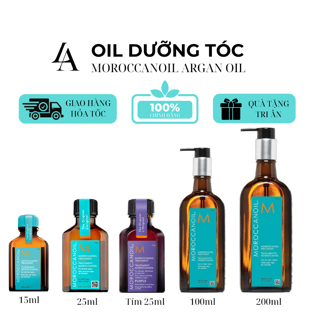 Moroccanoil (auth) - bộ chăm sóc tóc Israel