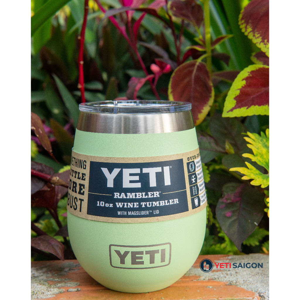 [YETI SAIGON] Ly Giữ nhiệt cao cấp YETI Trứng Wine 10oz (300ml) Chính Hãng Mỹ -  Thép Không Gỉ An To