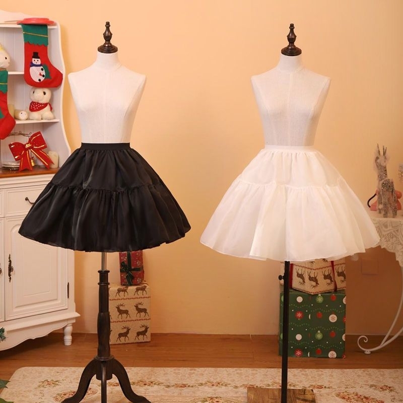 Chân váy lưng thun làm phồng váy⭐có sẵn màu trắng đen tùng phồng tùng váy phồng cô dâu công chúa châ