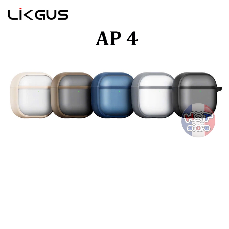 Ốp Lưng Likgus Matte Case cho tai nghe Air.(Pods) 4 nhám chống vân tay chống bám bẩn