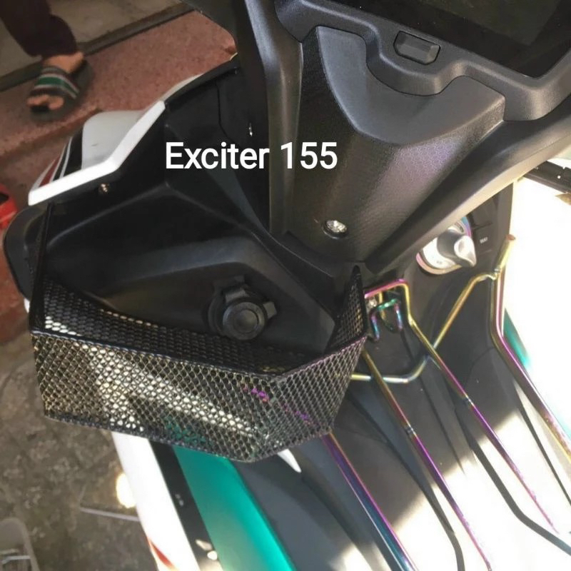 Rổ hông xe EX 155 sắt sơn đen tiện lợi