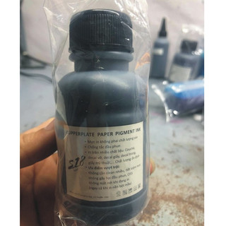 Mực dầu pigment màu Đen (BK) 100ml