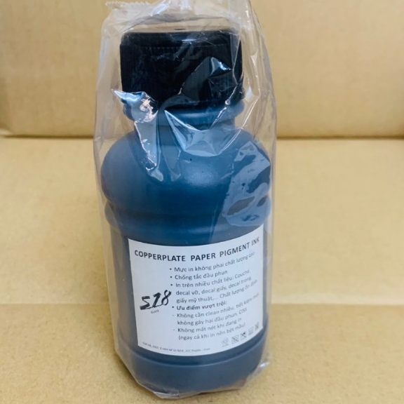 Mực dầu pigment màu Đen (BK) 100ml