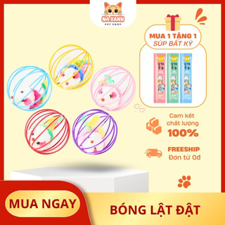  Đồ Chơi Bóng Lật Đật Chuột Bóng Tạ Gai Cho Chó Mèo Đồ Chơi Giúp Chó Mèo Xả Stress NaXanhPetshop 
