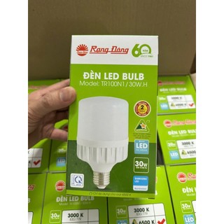 ( Rạng Đông - có VAT ) ( AC 220V ) Bóng LED Trụ 30W Rạng Đông