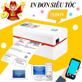  Máy in đơn hàng - Máy in nhiệt mini Printer in đơn hàng nhanh chóng không cần mực 