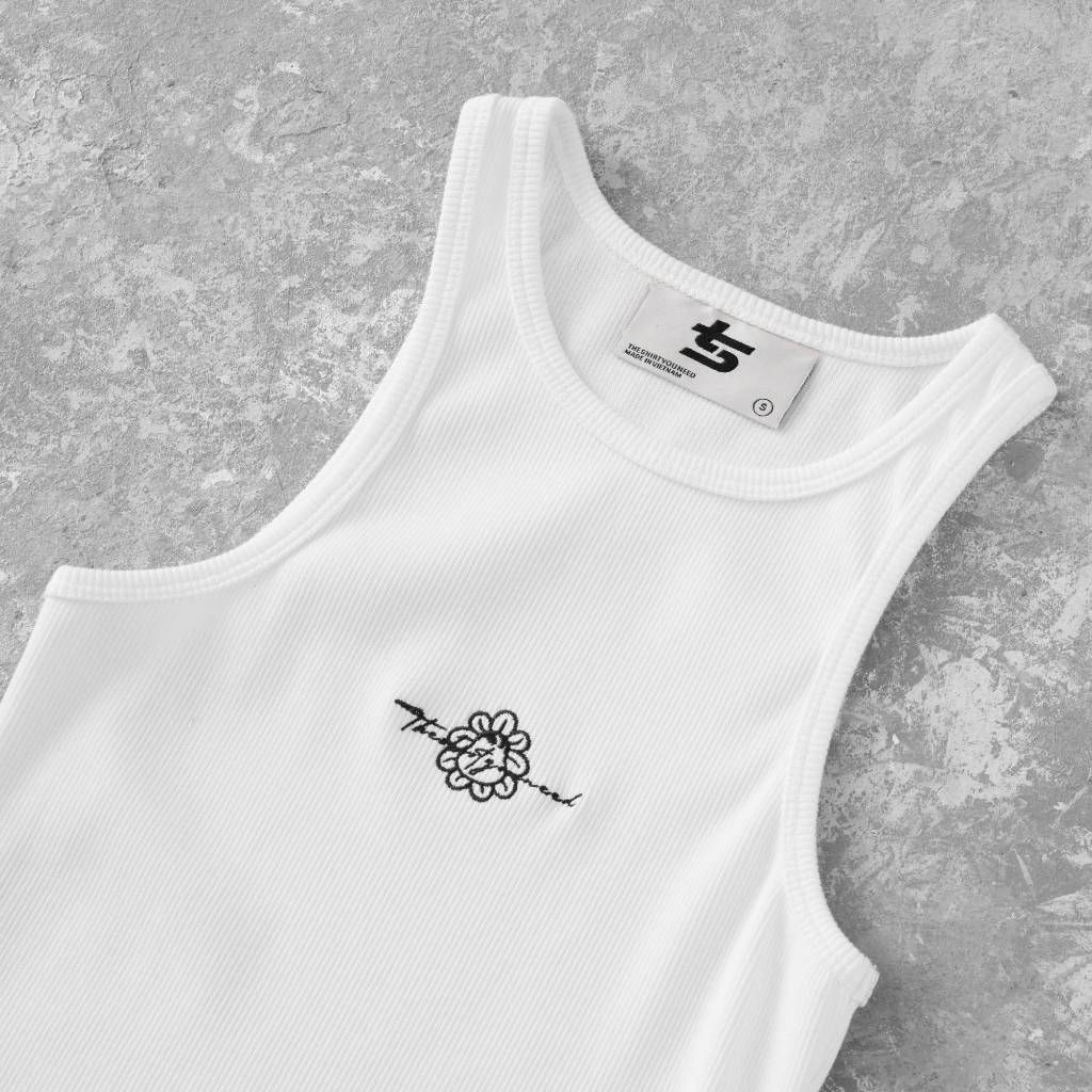 Áo Ba Lỗ Nữ tanktop ôm body sexy Trắng và Đen - Brand TSUN Chính Hãng - Cotton thun bo gân co giản | BigBuy360 - bigbuy360.vn