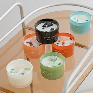Nến Thơm CITTA Jane Eyre Spar Trang Trí Thạch Anh Cao Cấp, Sáp Đậu Nành Không Khói - SOYAMOO