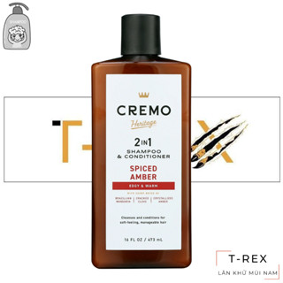 DẦU GỘI Xả 2 In 1 Cremo Heritage Red Collection Spiced Amber 473ML