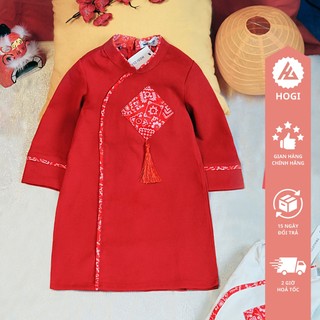  Áo dài bé trai An Khang – Áo dài Tết nhung chéo cao cấp đủ size đại trẻ em – Hogi Clothing 