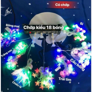 [XẢ KHO] Dây Đèn Led, Dây Nháy Kiểu 3.5M 16 Bóng Nhiều Mẫu Trang Trí Tết (Chọn Kiểu)