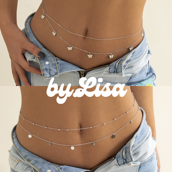 Vòng Đeo Bụng Thiết Kế Độc Đáo Set Vòng Eo Charm Thời Trang Mùa Hè Choker Bụng Body Chain byLisa
