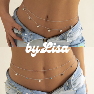 Vòng Đeo Bụng Thiết Kế Độc Đáo Set Vòng Eo Charm Thời Trang Mùa Hè Choker Bụng Body Chain byLisa