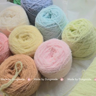 Len cloud candy len bông gòn len móc khăn waffle len sợi đan móc