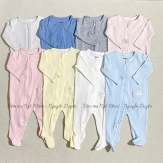 [MD171]❤️Minene❤️Body sleep/ áo liền thân có khoá 2 chiều, chất liệu thun tăm co giãn mềm mại cho bé