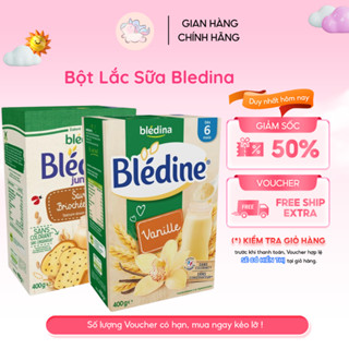 Bột lắc sữa Bledina, bột lắc sữa đêm Pháp cho bé từ 6 tháng hộp 400g (date 2025) - shop mẹ Oliu