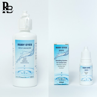 Nước Ngâm Lens Và Nước Nhỏ Mắt Cho Lens RUBYEYES, Nước Rửa Kính Áp Tròng, Combo Ngâm Nhỏ Dành Cho Lens BST BEARLENS