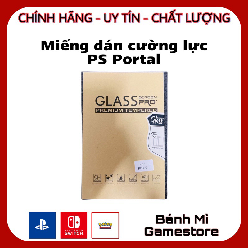 [Hàng sẵn ship hoả tốc] Miếng dán cường lực bảo vệ màn hình cho Playstation Portal / PS Portal PS5
