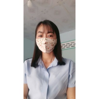 Khẩu trang vải lụa 3D mềm mát