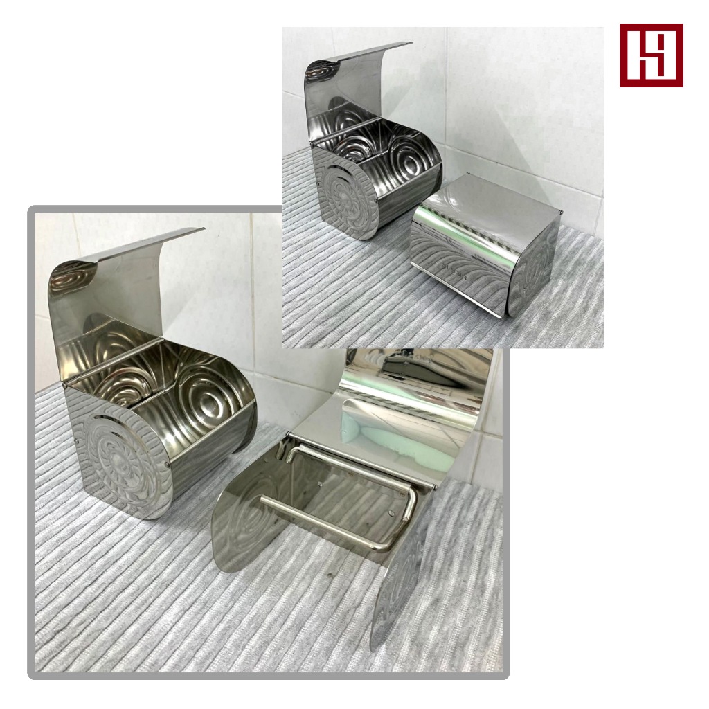 Hộp Giấy Vệ Sinh Inox 304; Hộp giấy size lớn-nhỏ