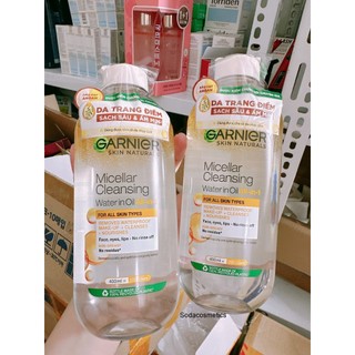 DẦU TẨY TRANG GARNIER -VÀNG 400ML