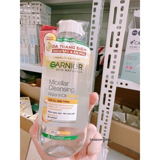 DẦU TẨY TRANG GARNIER -VÀNG 400ML