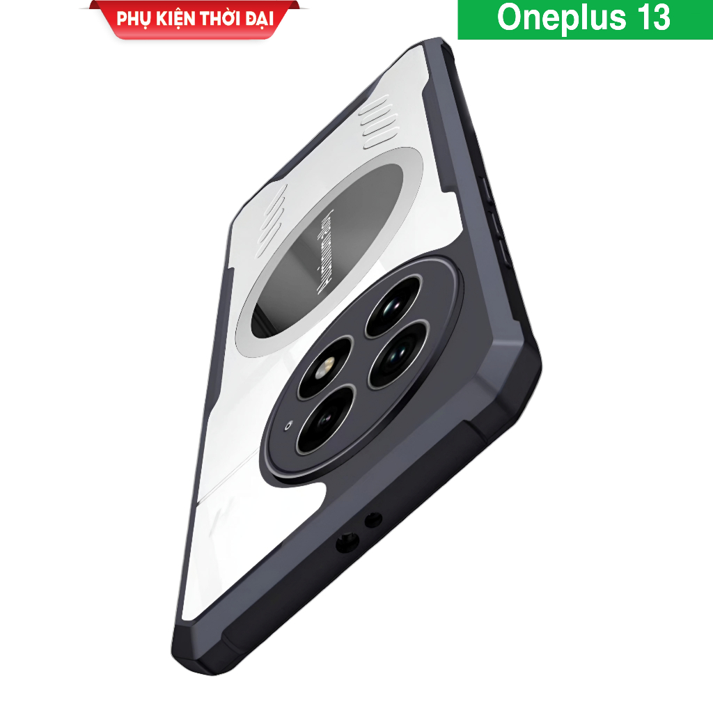 Ốp lưng OnePlus 13 / Oneplus 13T / 15 dùng sò tản nhiệt chống sốc thoát khí lưng trong