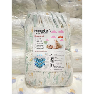 (TPHCM) combo Tả Dán 100 miếng size S M L XL 2XL Hipgig xuất nhật siêu thấm hút cho bé