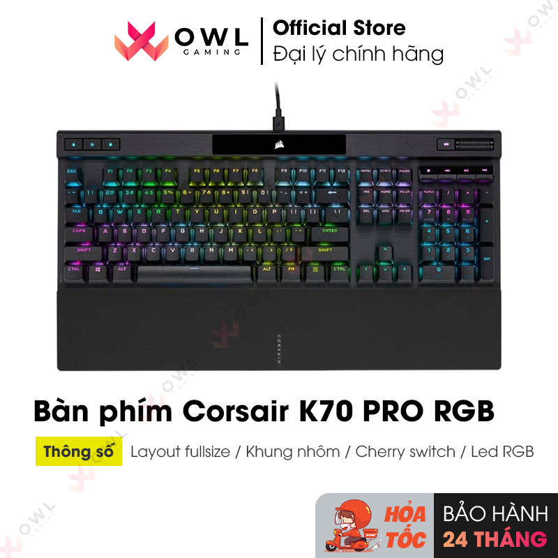 Bàn phím cơ Corsair K70 PRO RGB (Hàng chính hãng)