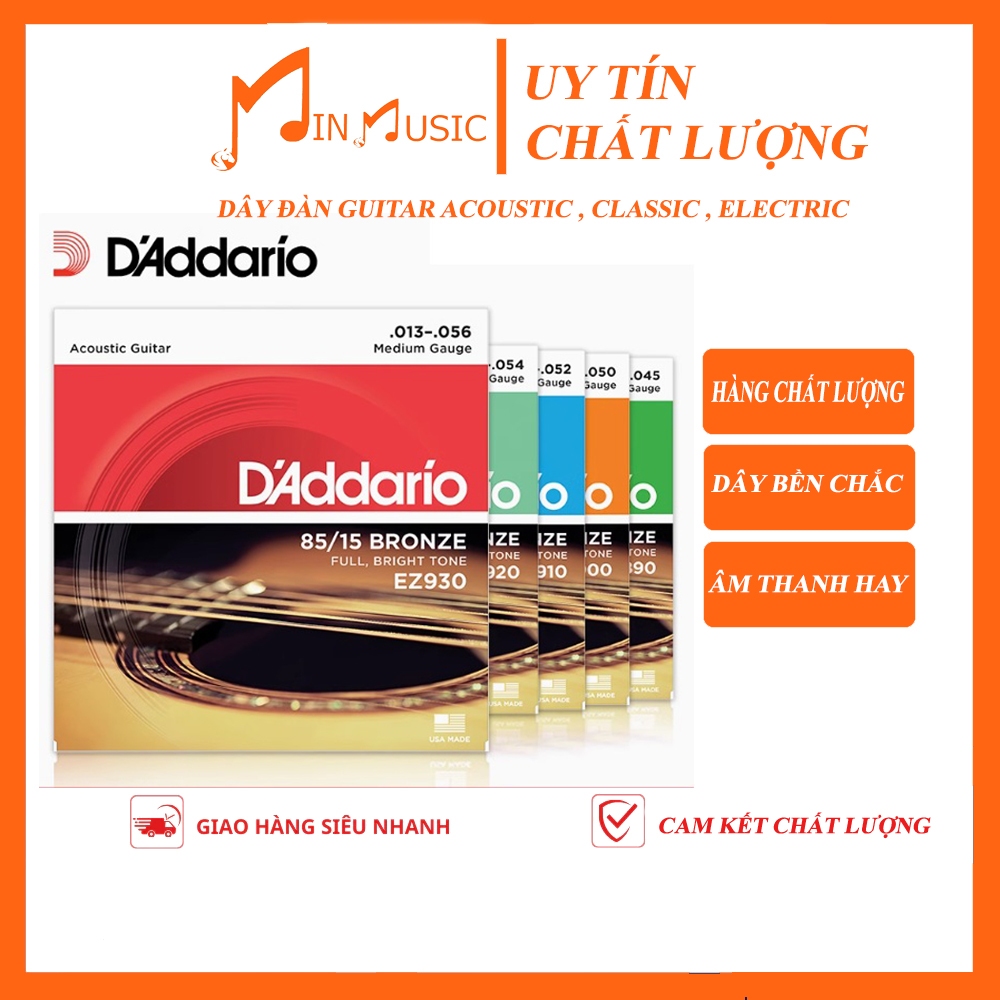 Dây Đàn Guitar Acoustic I Addario EXP15,EXP16,EXP26 | Tiếng Đanh Sáng Dây Bền Đẹp