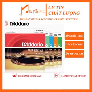 Dây Đàn Guitar Acoustic I Addario EXP15,EXP16,EXP26 | Tiếng Đanh Sáng Dây Bền Đẹp