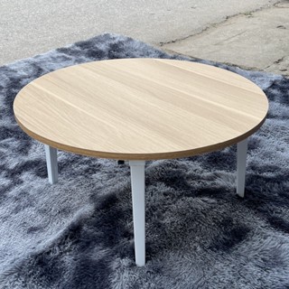 Bàn tròn chân nhựa đường kính 60cm - Mặt gỗ MDF cao cấp, cao 28cm, bền đẹp tiện dụng