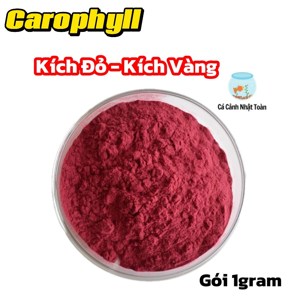 CAROPHYLL BỘT TRỘN THỨC ĂN CHO CÁ 1G
