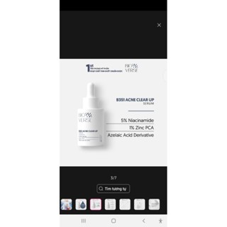 Pass Bioverse Serum B351, B320, C102, niacinamine. vitamin C da dầu mụn. da thâm mụn, da hỗn hợp