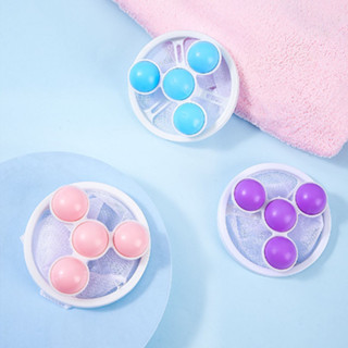 Combo 3 Phao Lọc Cặn Bẩn Máy Giặt Hình Bi Tròn Túi Lưới Lọc Bụi Bẩn Máy Giặt Tiện Lợi