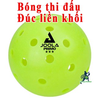 Bóng pickleball chuẩn thi đấu Joola Primo, loại bóng đúc liền khối, 40 lỗ, 26 gram, đường kính 74mm, độ nảy ổn định, độ