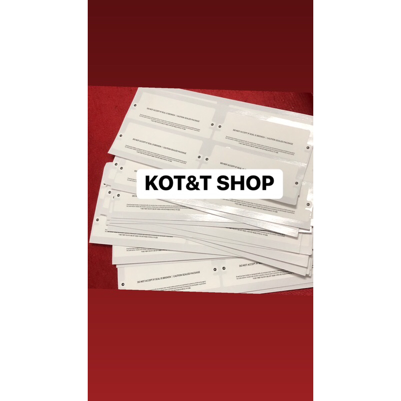 Miếng dán/ Seal hộp Samsung Tab S9/ Tab S9 Ultra/ Tab S9 FE/ Tab S9 Plus/Tab 10 Series