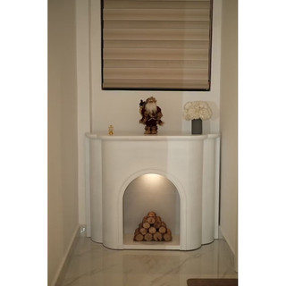 [Hàng sẵn giao] Lò sưởi decor phong cách Hàn Quốc - uốn cong