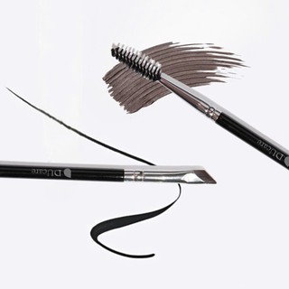 Cọ Đánh Mắt 2 Đầu DUcare Gồm Cọ Kẻ Eyeliner Và Cọ Chảy Mày Lông Sợi Tổng Hợp Cao Cấp Mềm Mại SL 197