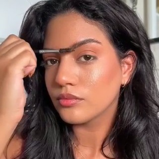 Cọ Đánh Mắt 2 Đầu DUcare Gồm Cọ Kẻ Eyeliner Và Cọ Chảy Mày Lông Sợi Tổng Hợp Cao Cấp Mềm Mại SL 197