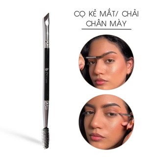 Cọ Đánh Mắt 2 Đầu DUcare Gồm Cọ Kẻ Eyeliner Và Cọ Chảy Mày Lông Sợi Tổng Hợp Cao Cấp Mềm Mại SL 197