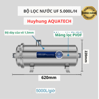 Máy Lọc Nước Bộ Lọc UF Gia Đình - Loại Bỏ 99% Cặn Bẩn, màng lọc PVDF bảo hành 3-5 Năm.