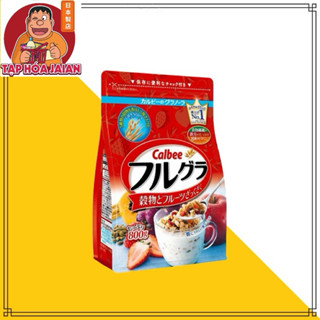 Ngũ Cốc Ăn Liền Calbee Mix Trái Cây 750gr [BK] - Hàng Nội Địa Nhật 100%