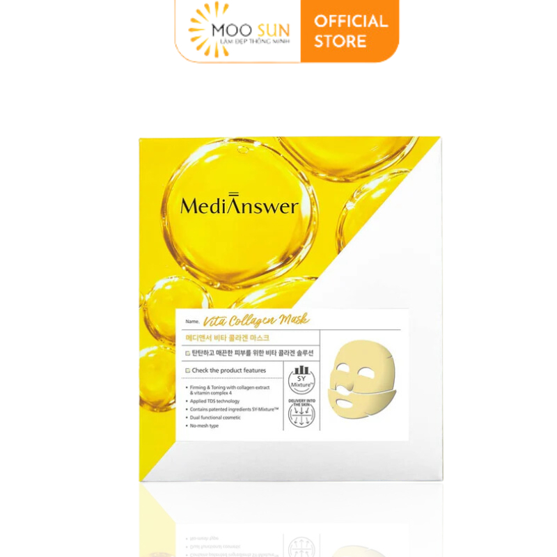 Mặt Nạ Thạch Vàng Chống Lão Hóa MediAnswer Vita Collagen Mask 35g 